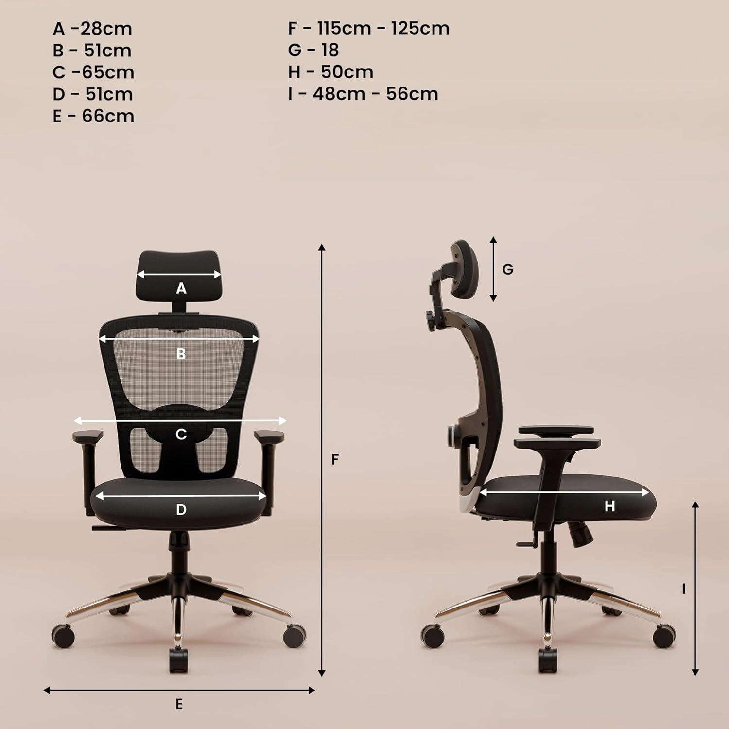 premium desk chair with recline